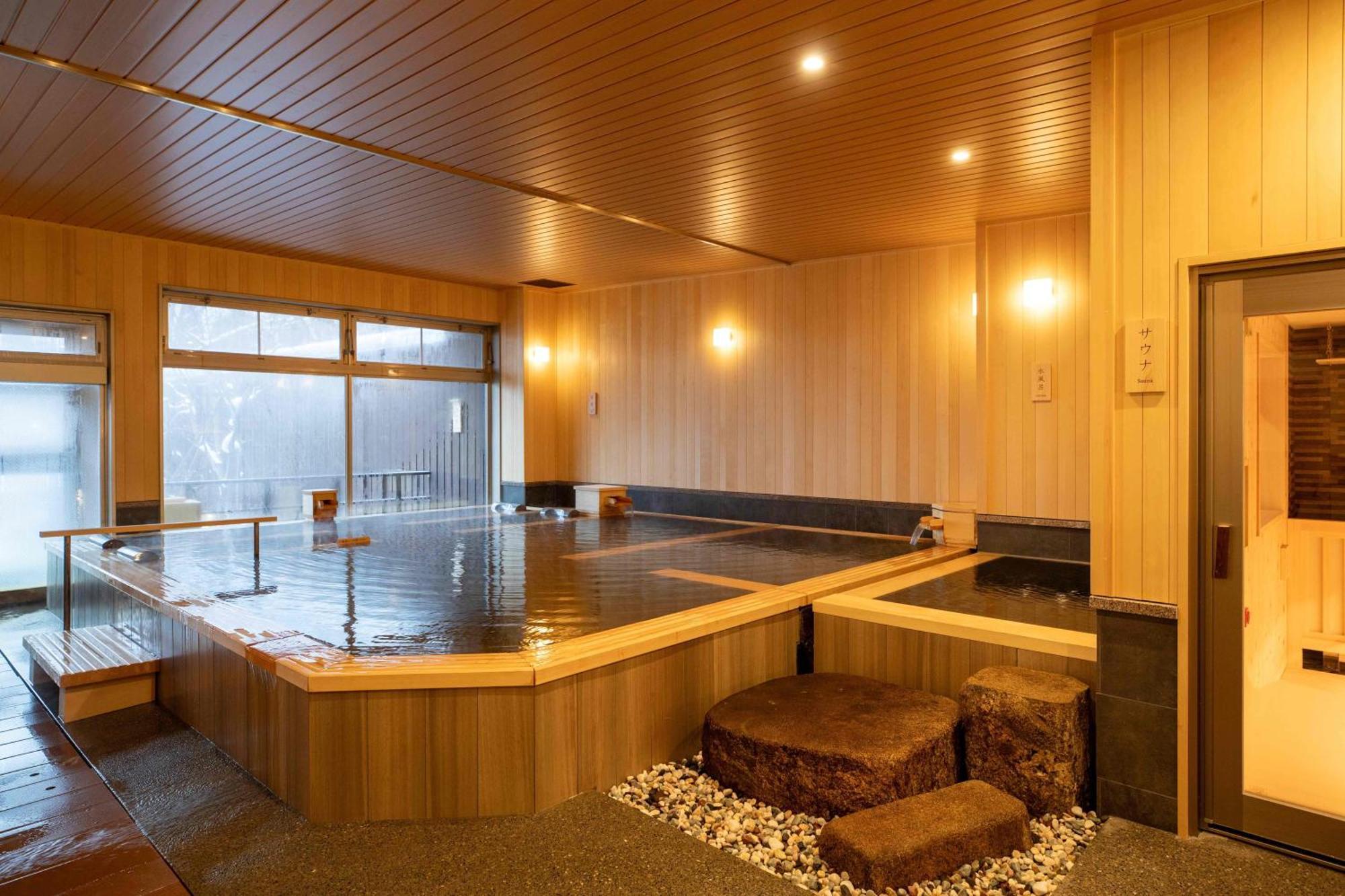 Miyama Ouan Kyoritsu Resort Takajama Kültér fotó A modern onsen